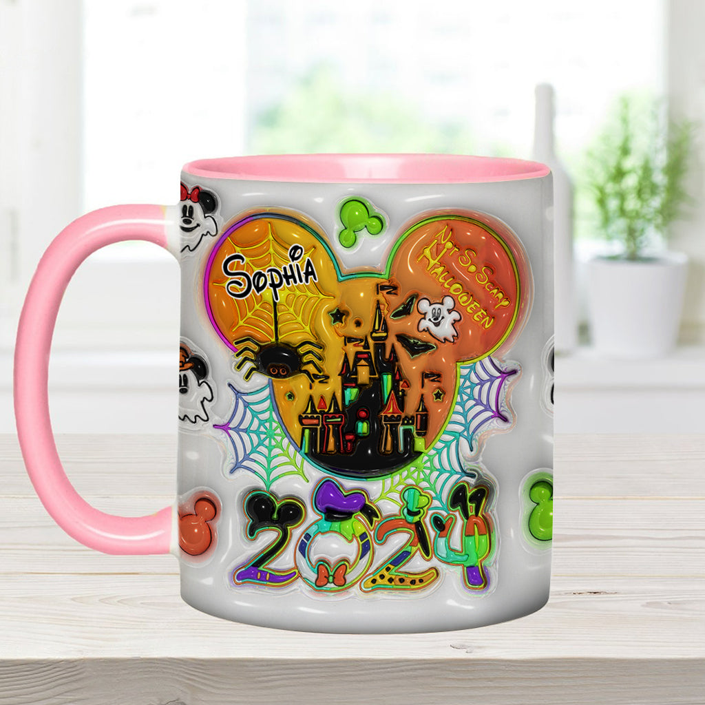 Personalized Halloween Mouse Accent Mug with Custom Name for Kids