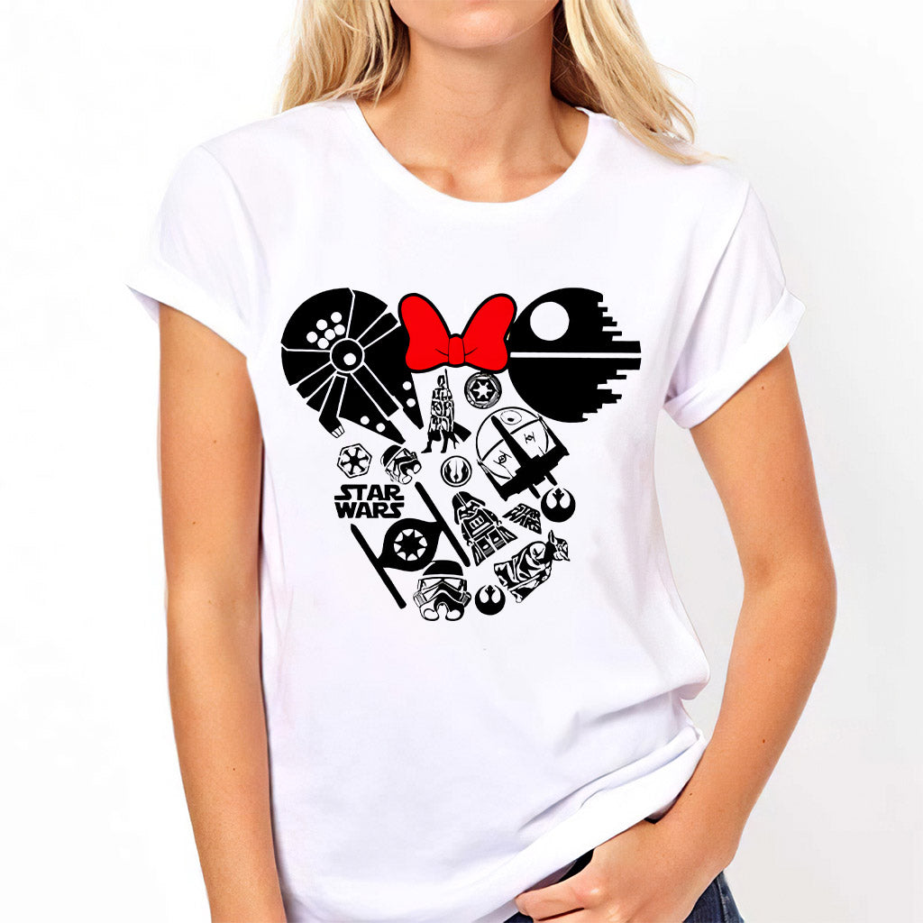 Personalized Star Wars Mouse Ears T-shirt & Hoodie Gift for Fans