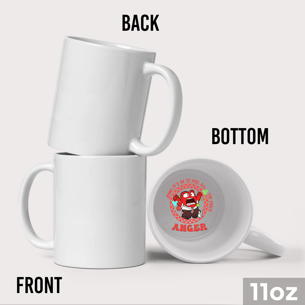 Personalized Hidden Message Mug Custom Name Gift for Mom