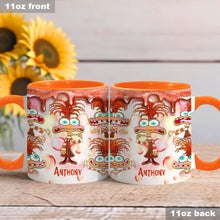 Load image into Gallery viewer, Personalized Two-Tone Accent Mug Custom Name Gift
