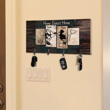 Load image into Gallery viewer, Personalized Home Sweet Home Key Rack Custom Name Gift
