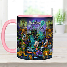 Load image into Gallery viewer, Personalized Halloween Accent Mug Custom Name Gift Idea
