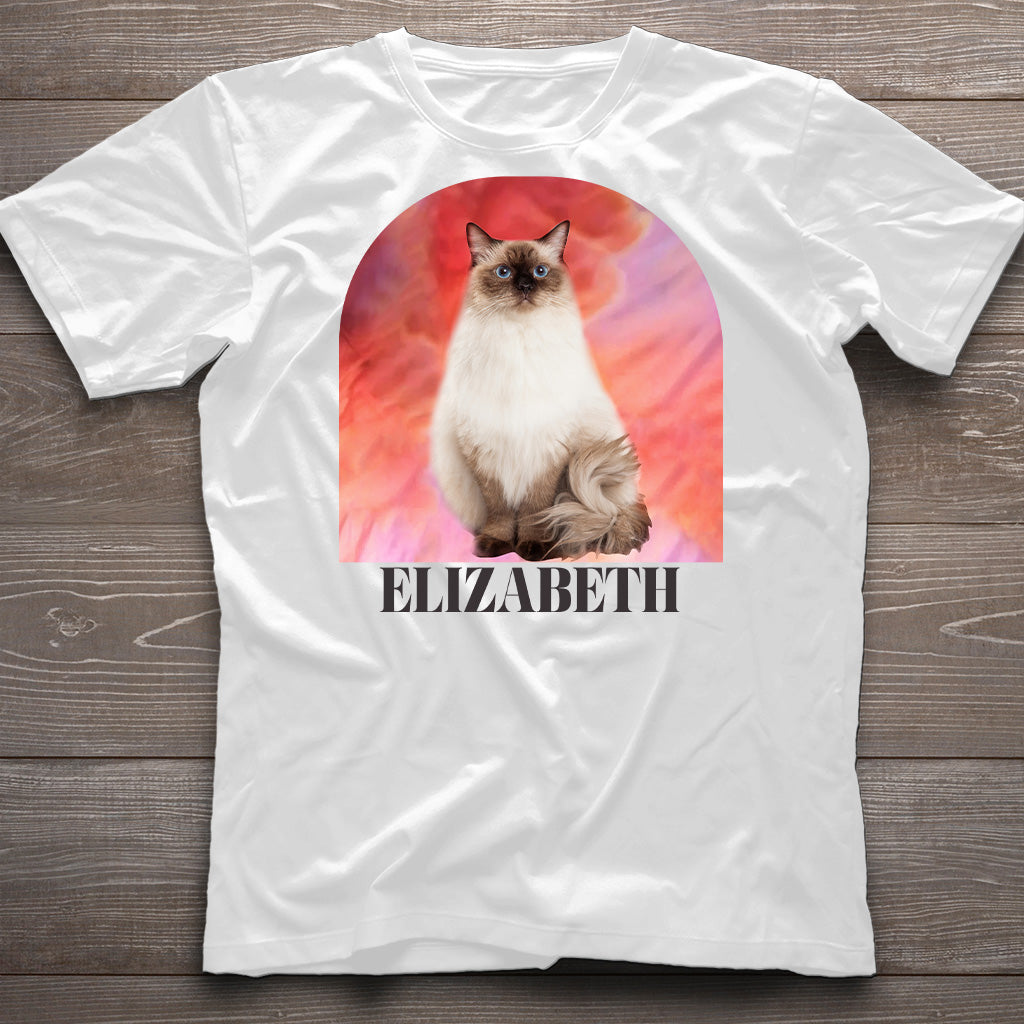 Personalized Cat T-Shirt & Hoodie Custom Name Gift for Cat Lovers