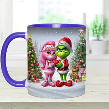Load image into Gallery viewer, Personalized Merry Grinchmas Accent Mug Custom Name Gift for Christmas

