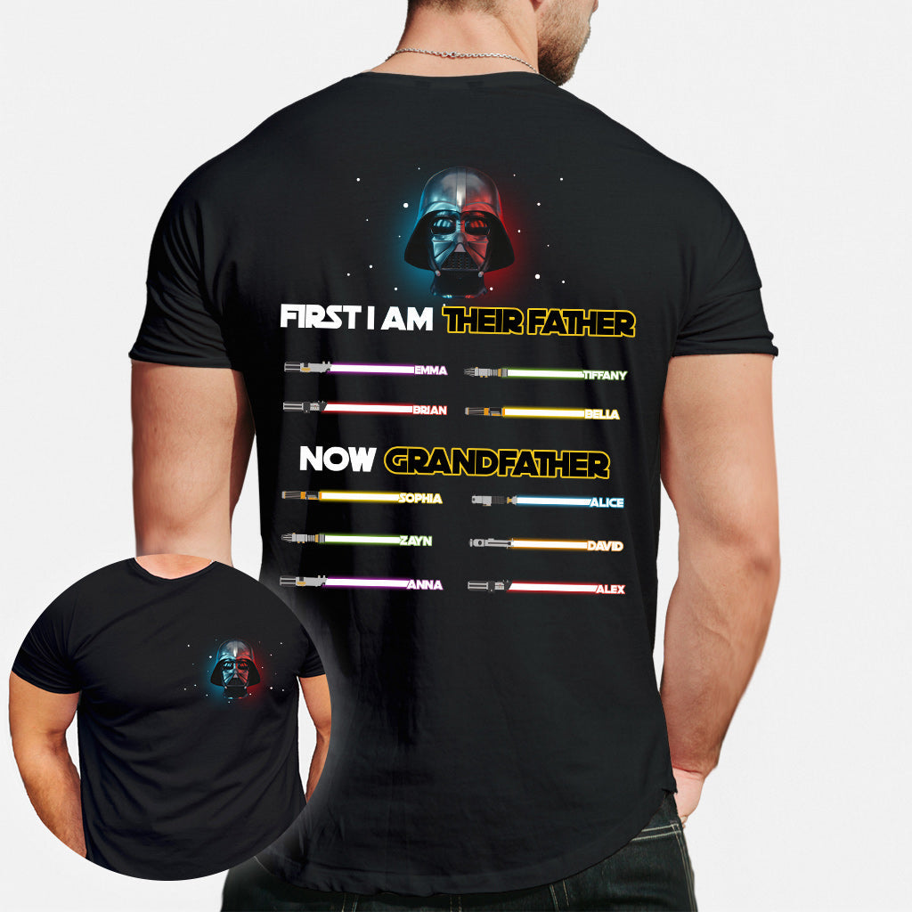 Personalized Darth Vader T-shirt and Hoodie for Grandfather's Day