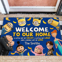 Load image into Gallery viewer, Personalized Welcome Doormat for Home Custom Name Gift
