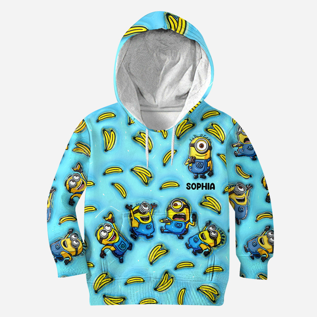 Personalized Minion All Over Shirt Custom Name Birthday Gift