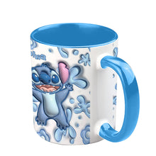 Load image into Gallery viewer, Personalized Ceramic Accent Mug Ohana Design Custom Name Gift
