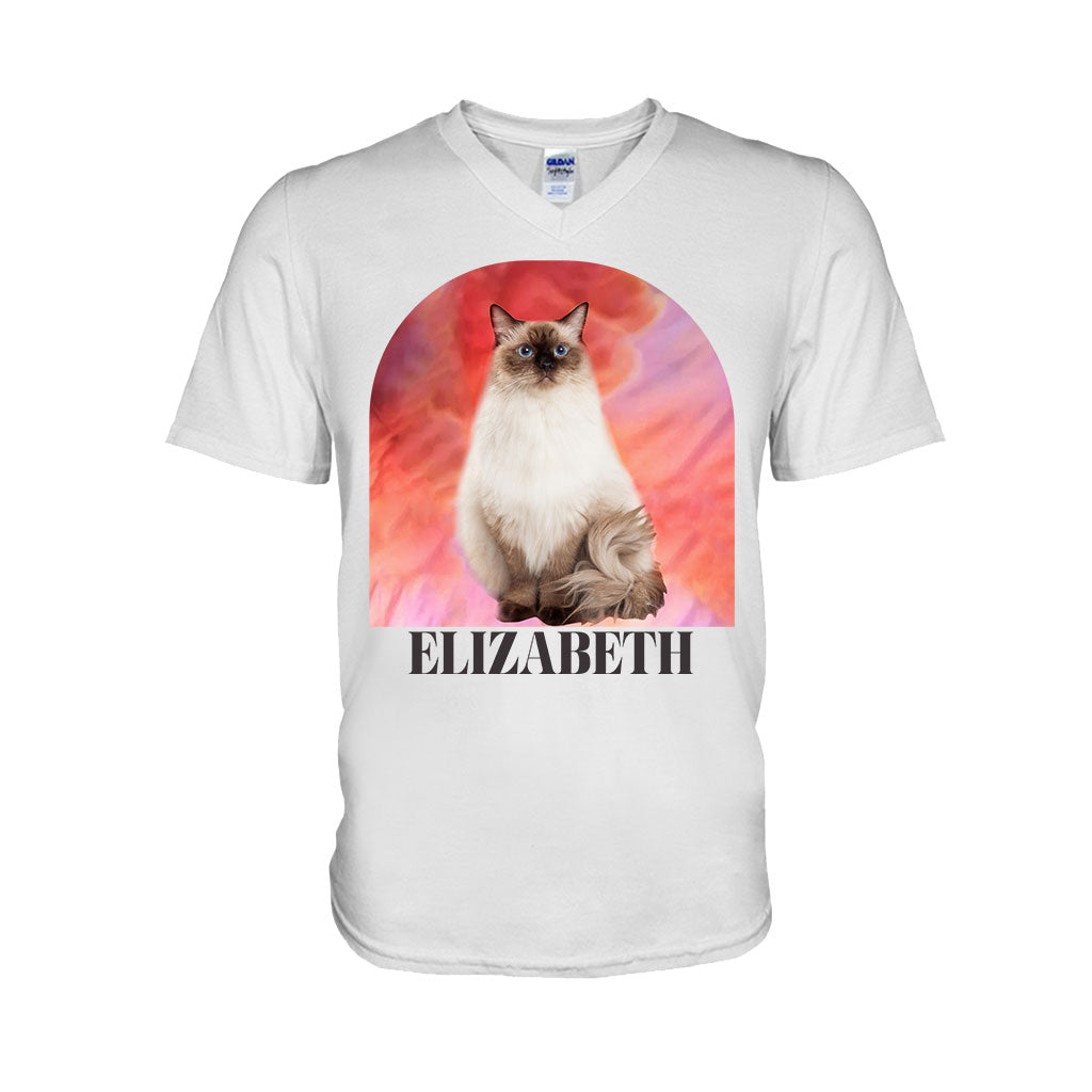 Personalized Cat T-Shirt & Hoodie Custom Name Gift for Cat Lovers