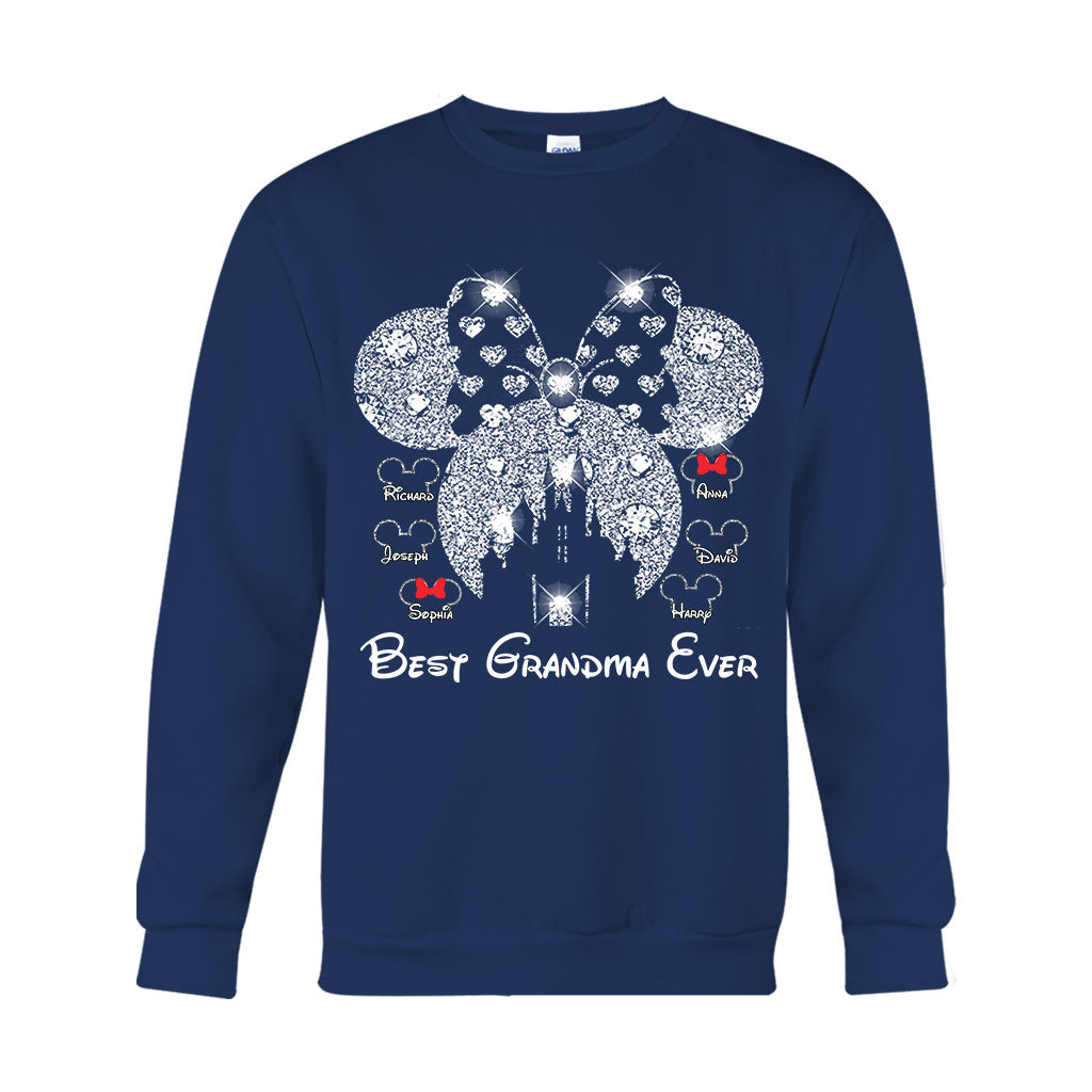 Personalized Best Grandma Ever Mouse T-shirt & Hoodie Gift