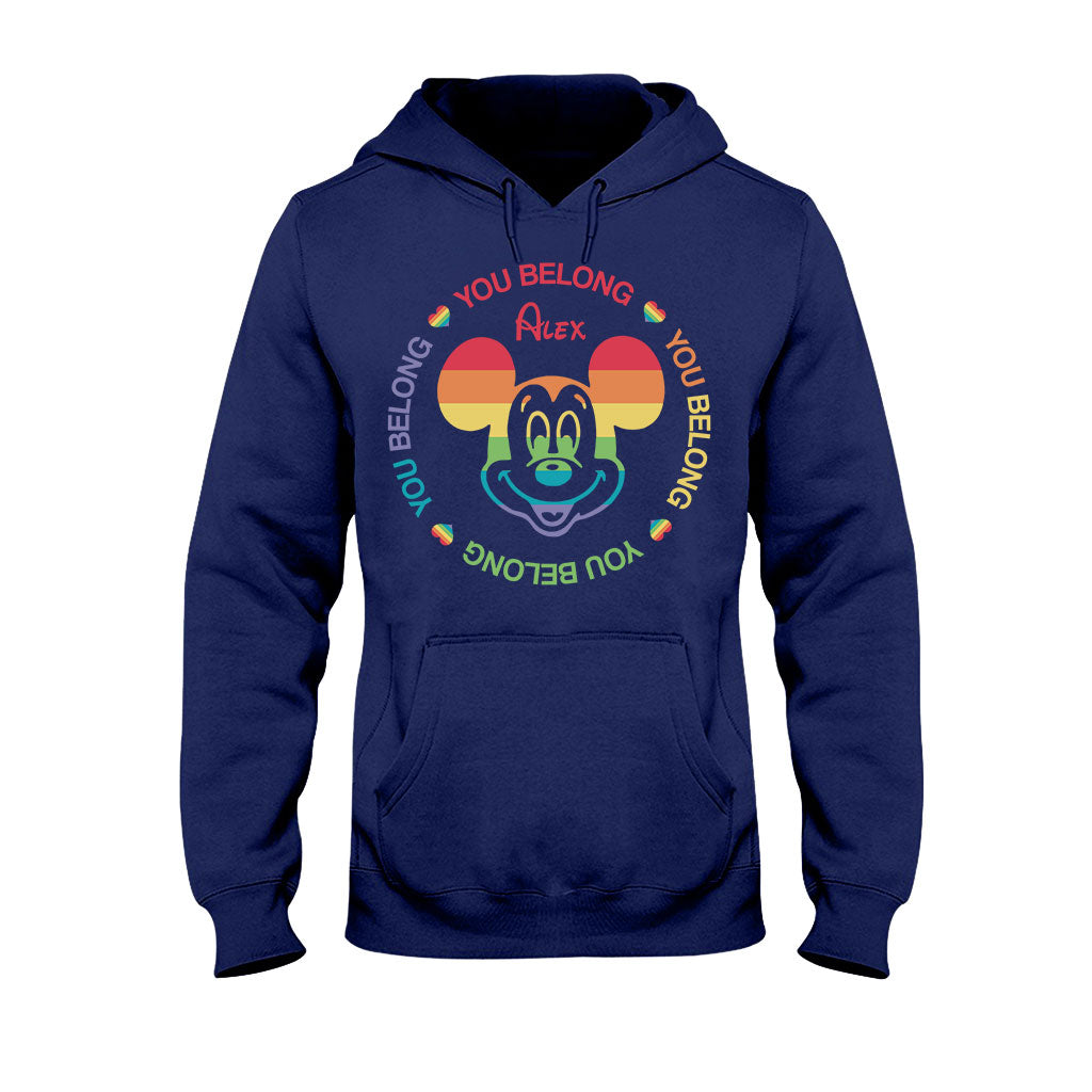 Personalized LGBT Pride T-shirt & Hoodie with Custom Name