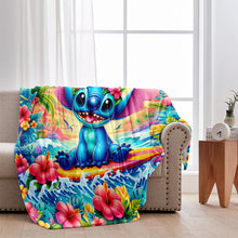 Load image into Gallery viewer, Personalized Hawaii Ohana Blanket Custom Name Gift
