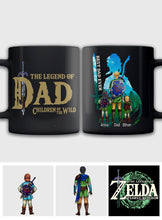Load image into Gallery viewer, Personalized Hero's Legend Mug Custom Name Gift for Dad
