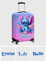 Load image into Gallery viewer, Personalized Ohana Luggage Cover Custom Name Gift for Travel
