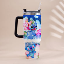 Load image into Gallery viewer, Personalized Tropical Vibe Tumbler With Handle Custom Name Gift
