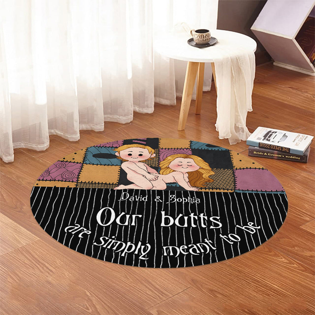 Personalized Round Rug Custom Couple Design Unique Home Decor