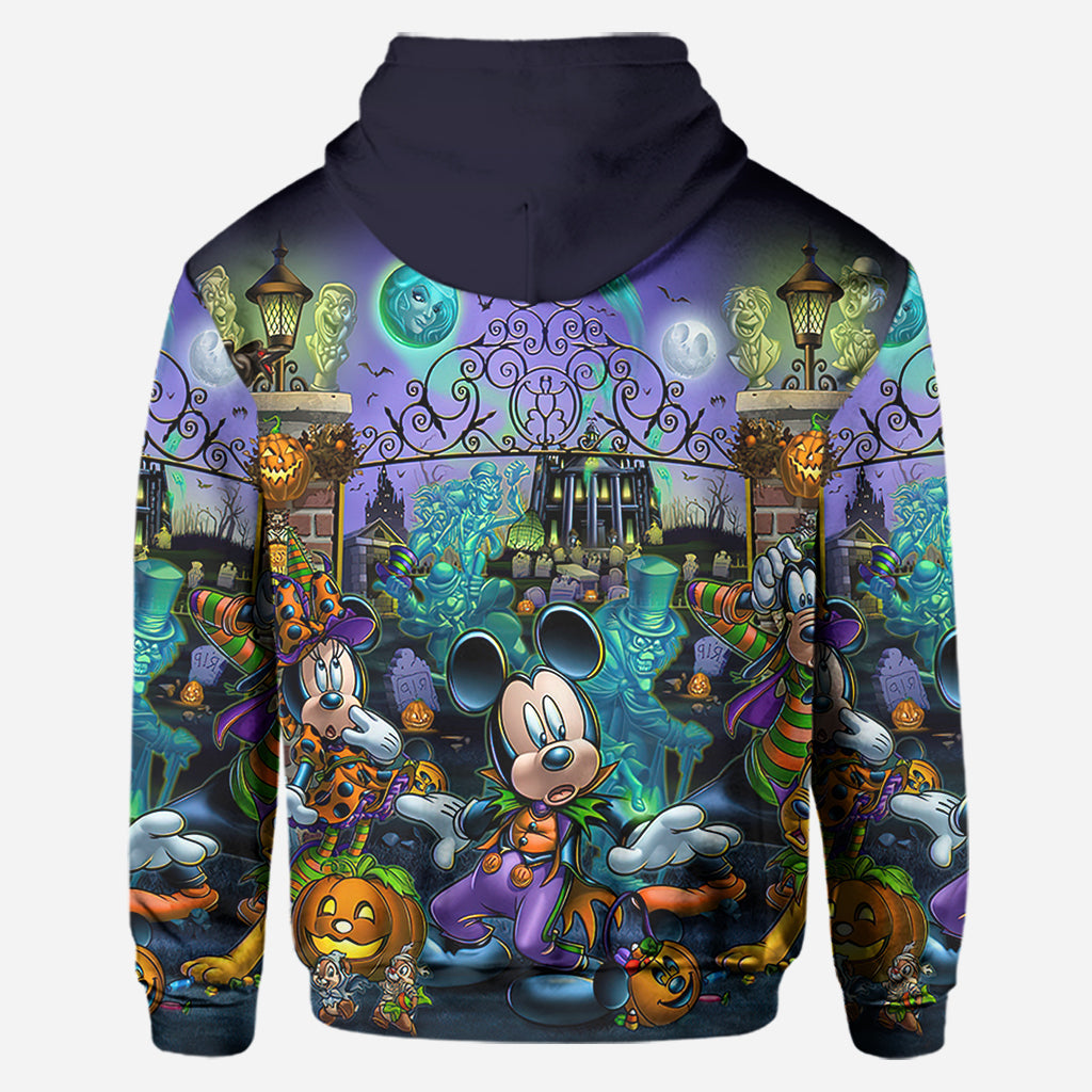 Personalized Halloween Mouse Hoodie and Leggings Set for Kids
