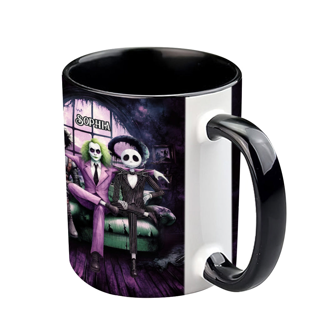 Personalized Accent Mug with Custom Name for Halloween Gift
