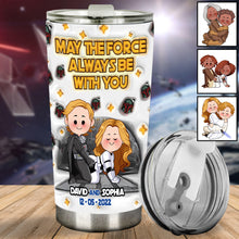Load image into Gallery viewer, Personalized Star Wars Tumbler with Custom Names for Couples
