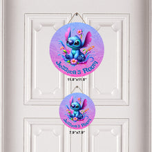 Load image into Gallery viewer, Personalized Round Wood Sign with Name Custom Gift for Kids
