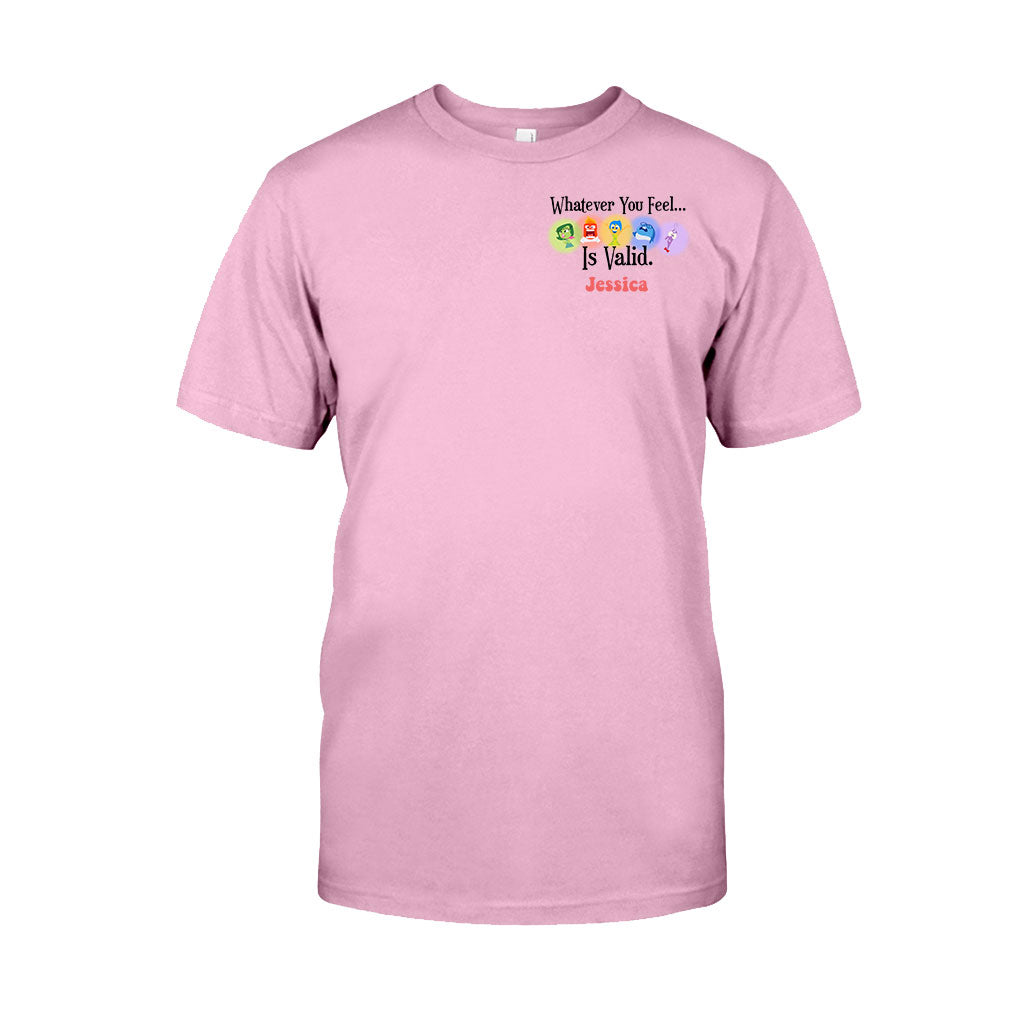 Personalized Inside Out T-shirt Custom Message Gift Idea
