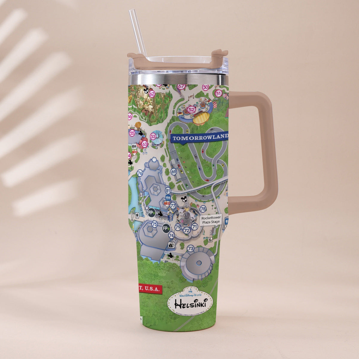 Personalized Magic Kingdom Mouse Tumbler with Handle | Unique Gift