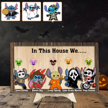 Load image into Gallery viewer, Personalized 2 Layered Wood Sign Custom Ohana Home Decor Gift
