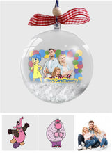 Load image into Gallery viewer, Personalized Snow Globe Ornament Custom Design Unique Gift for Christmas
