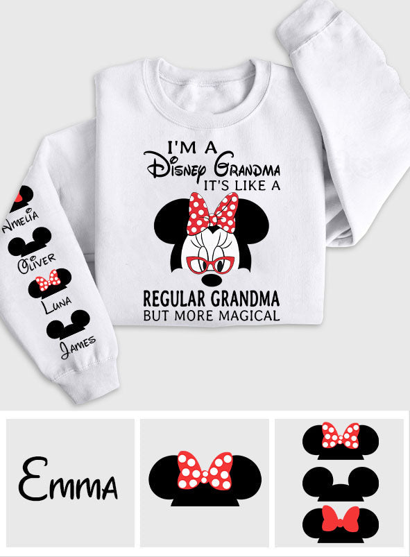 Personalized Disney Grandma All Over Shirt with Custom Names