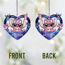 Load image into Gallery viewer, Customizable Grandma Car Ornament Gift for Grandma | Acrylic Heart Design
