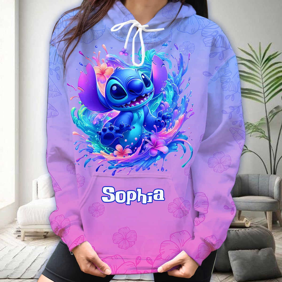 Personalized Ohana All Over Shirt Custom Name Gift for Family