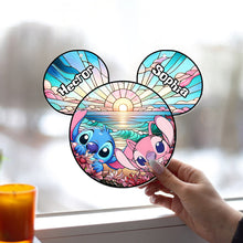 Load image into Gallery viewer, Personalized Ohana Suncatcher Ornament Custom Names Gift
