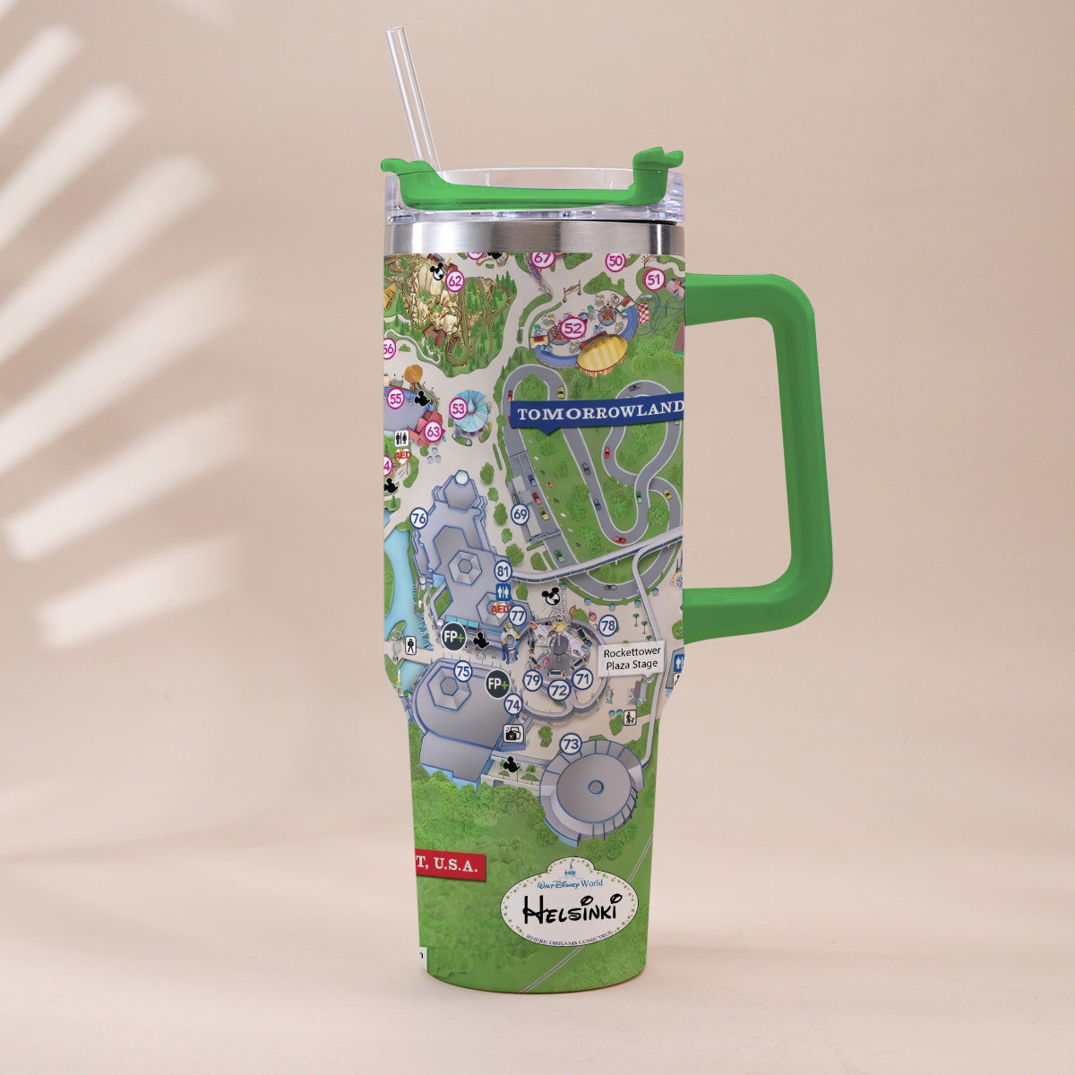 Personalized Magic Kingdom Mouse Tumbler with Handle | Unique Gift