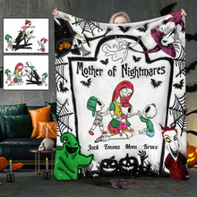 Load image into Gallery viewer, Personalized Nightmare Blanket with Family Design | Great Gift for Mom
