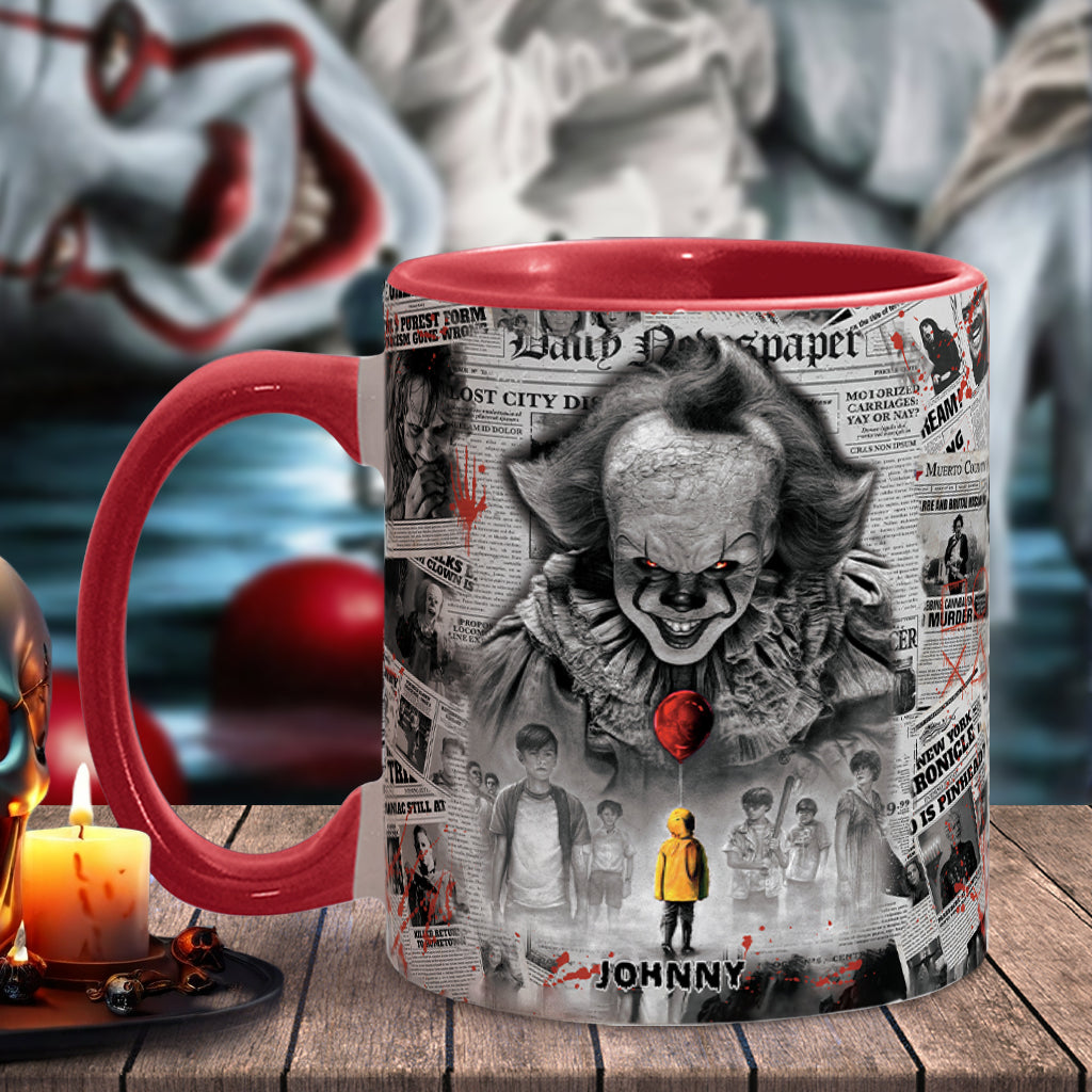 Personalized Horror Movie Accent Mug Custom Gift for Fans