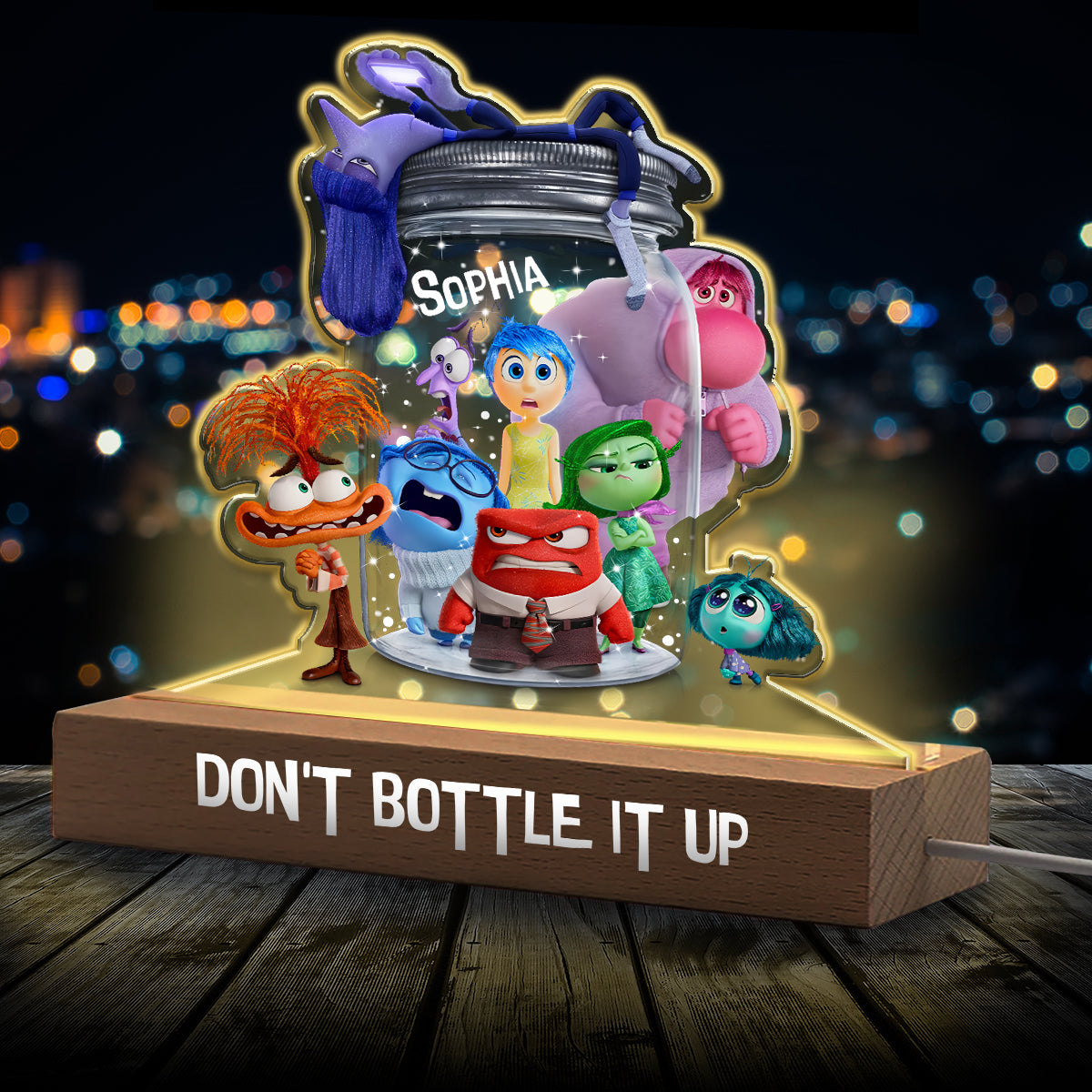 Personalized Shaped LED Night Light Custom Name Gift for Kids