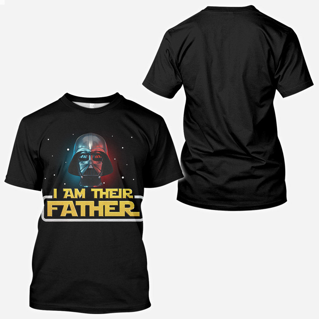 Personalized I Am Your Father All Over Shirt Custom Names Gift for Dad