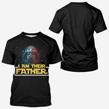 Load image into Gallery viewer, Personalized I Am Your Father All Over Shirt Custom Names Gift for Dad
