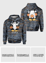 Load image into Gallery viewer, Funny Personalized Ghost Mouse All Over Shirt for Kids &amp; Adults

