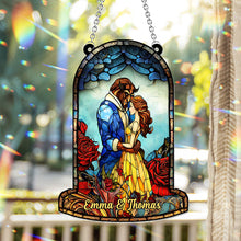 Load image into Gallery viewer, Personalized Couple Suncatcher Ornament Gift for Home Decor
