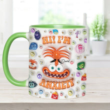 Load image into Gallery viewer, Personalized Two-Tone Accent Mug Custom Name Gift for Birthday
