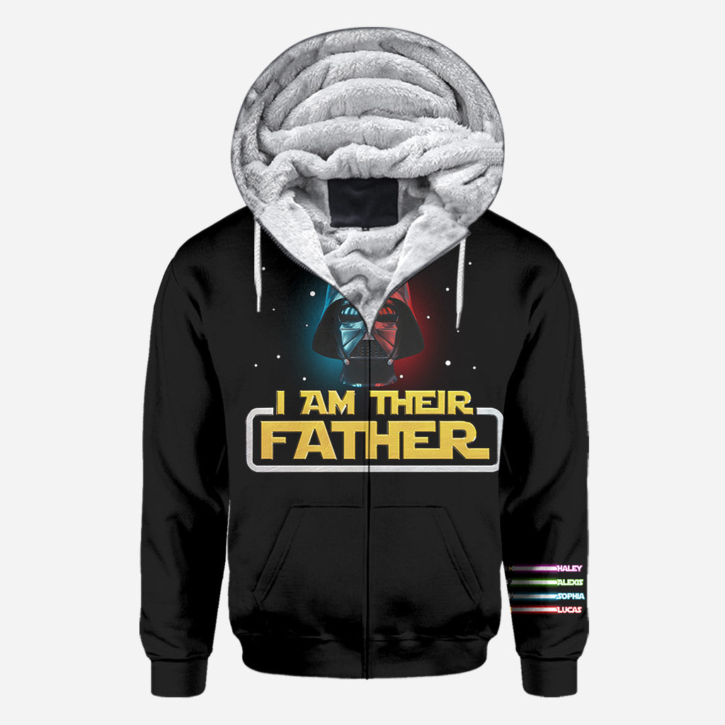 Personalized I Am Your Father All Over Shirt Custom Names Gift for Dad