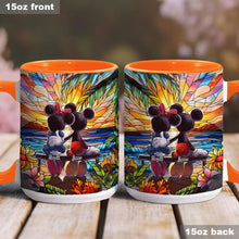 Load image into Gallery viewer, Personalized Sunset Accent Mug Custom Name Gift for Couples

