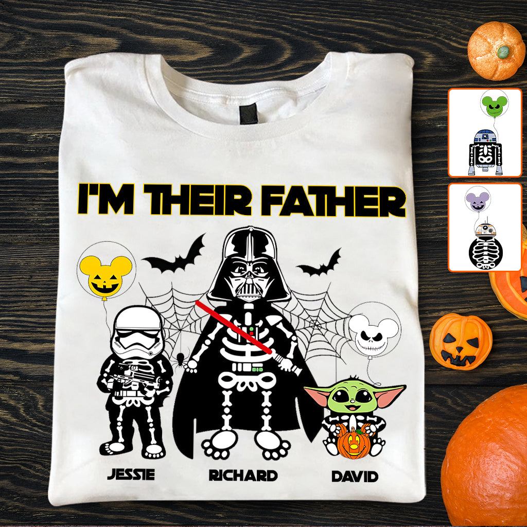 Personalized Halloween T-shirt & Hoodie I'm Their Father Gift