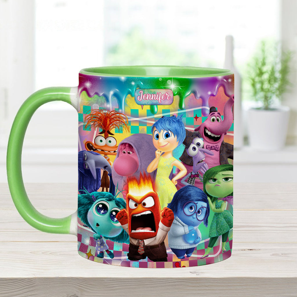 Personalized Accent Mug with Custom Name for Birthday/Graduation