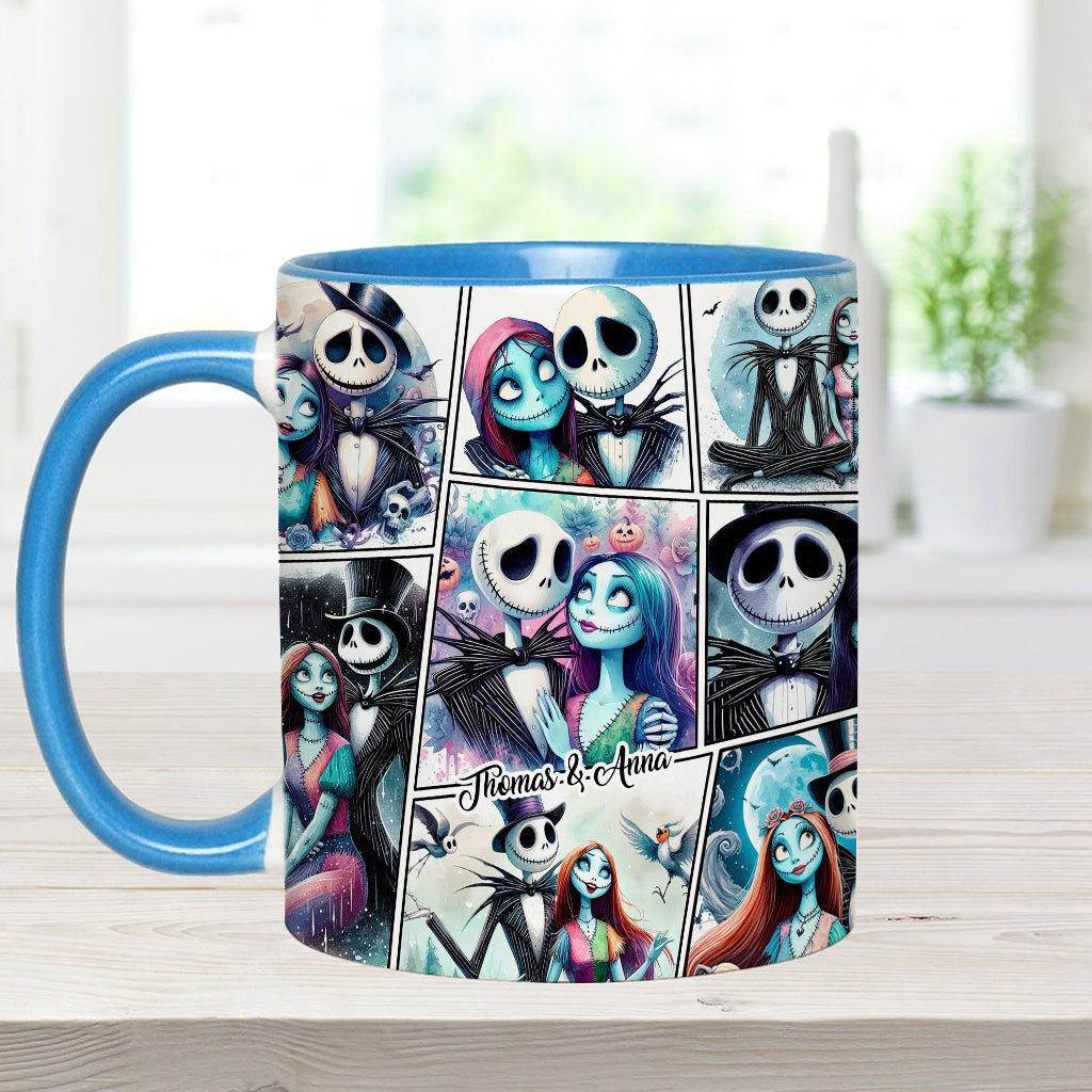 Personalized Nightmare Accent Mug Custom Name Halloween Gift