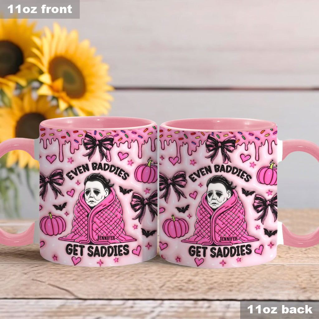 Personalized Two-Tone Accent Mug with Halloween Theme Gift