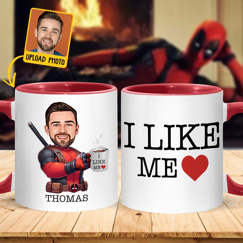 Personalized Accent Mug I Like Me Custom Photo Gift