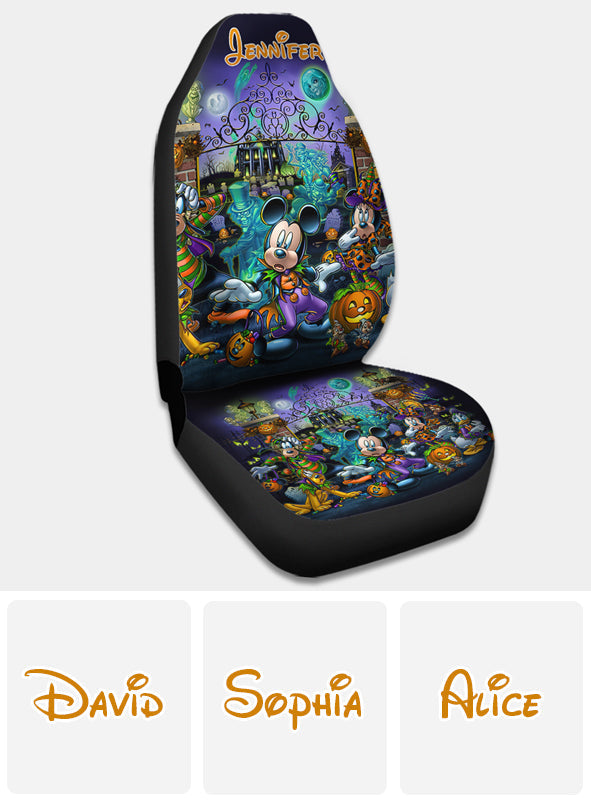 Personalized Mouse-Themed Car Seat Covers for Kids | GradoCreations