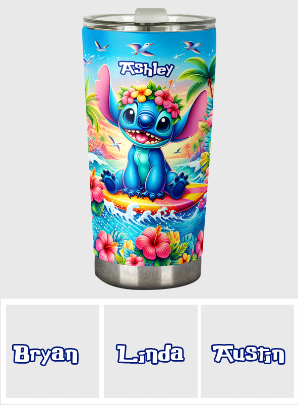 Personalized Ohana Tumbler Custom Name Summer Gift